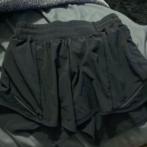 Black Lululemon shorts size 4-tall.
